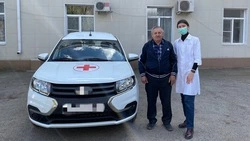 Новую санитарную машину получило медучреждение в Левокумском округе