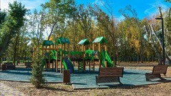 Парк в селе Величаевском открыли для посещения после небольшого ремонта